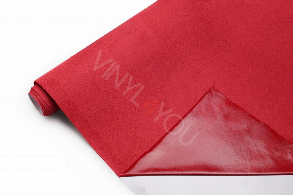 Алькантара красная