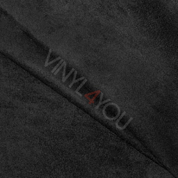 Алькантара без клея черная