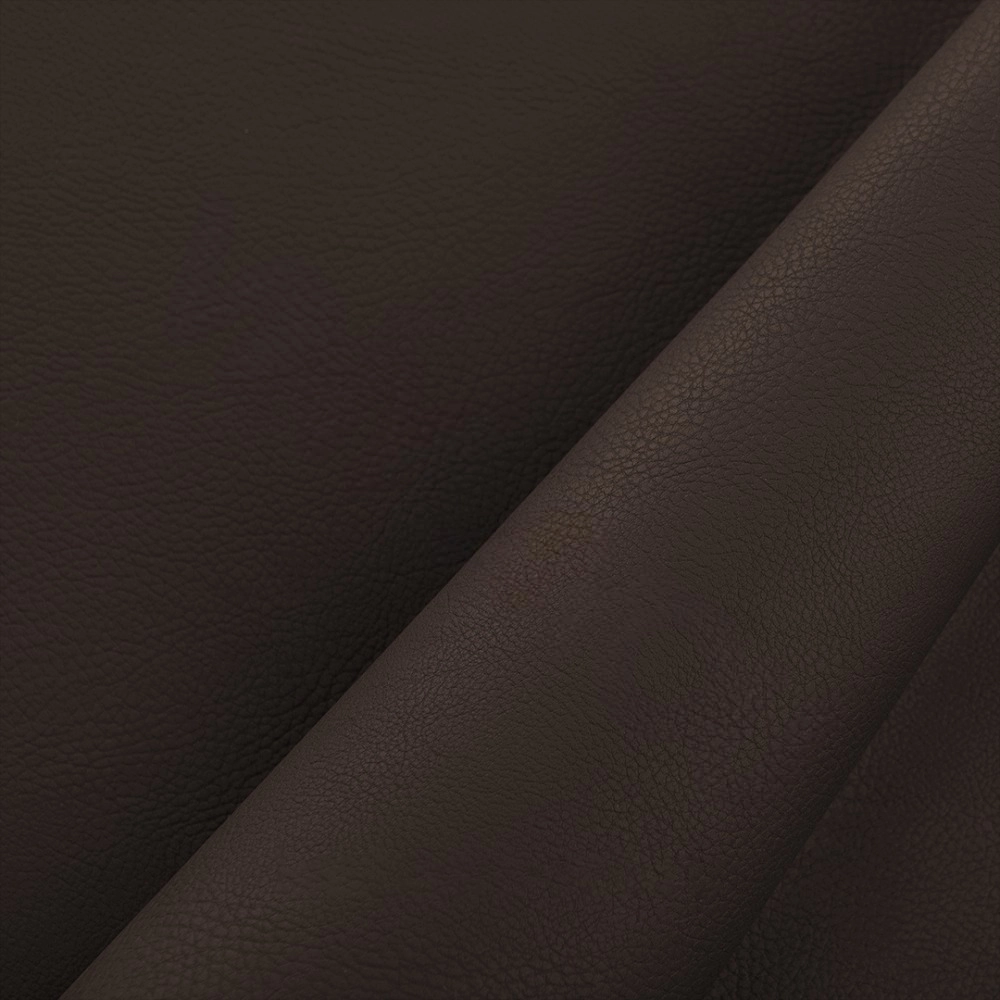 Экокожа без клея Орегон Темно-коричневая